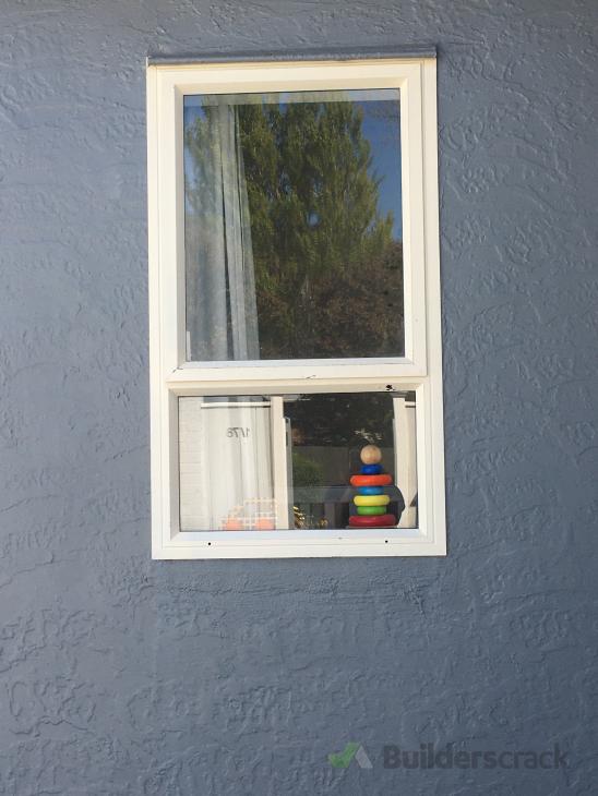 Stripping and painting peeling aluminium window frames whole house