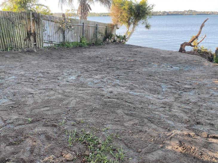 Pool  removal and Landscaping-After