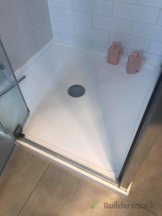 Replace a shower tray with a tiled base ( 545654) Builderscrack
