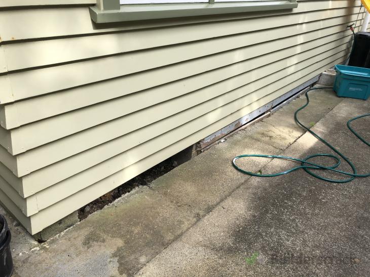 Exterior Baseboard install ( 547116) Builderscrack