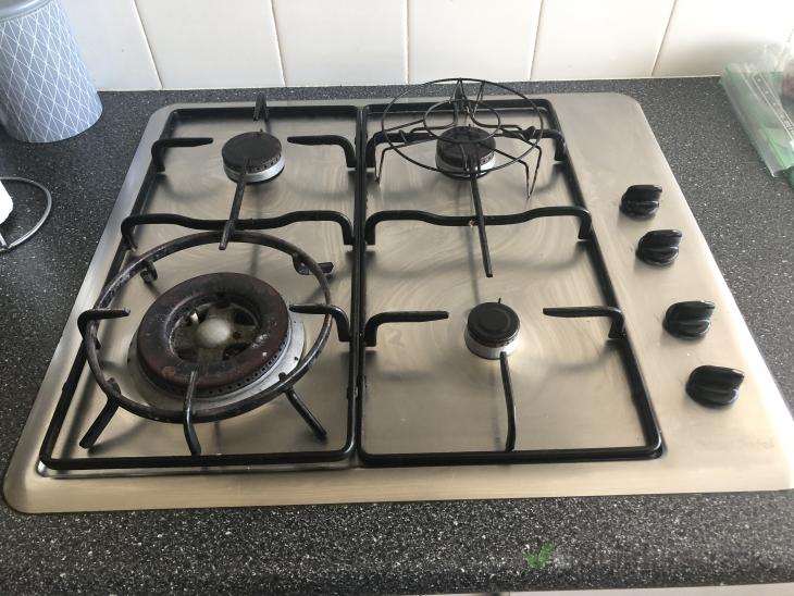 Install replacement Gas stove top ( 572045) Builderscrack