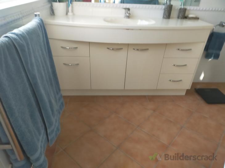 Removal of old vanity and replace with new one ( 575244) Builderscrack