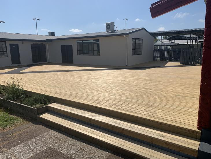 260sq/m Timber Pine Deck done