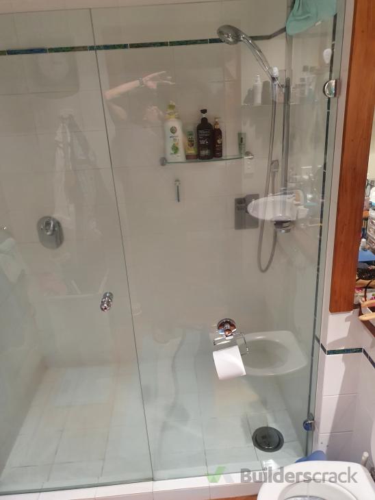 Tiled upstairs shower leak repair ( 584957) Builderscrack
