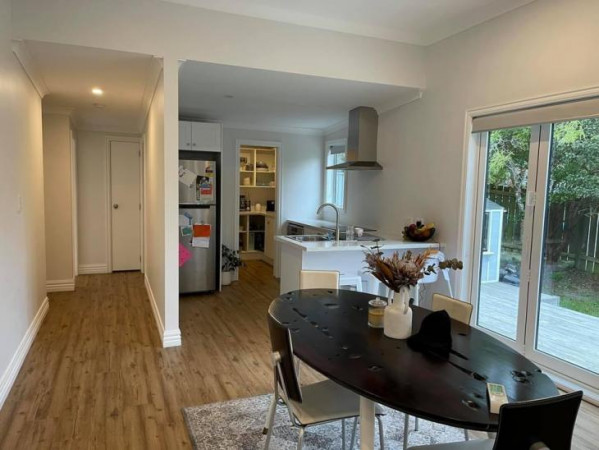 Kitchen and dinning rooms painted