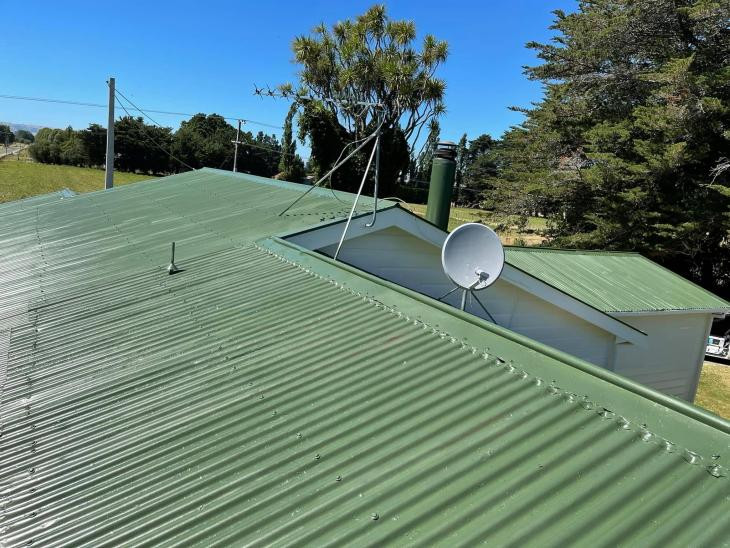 After painting roof