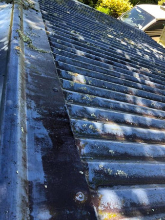 Roof before painting