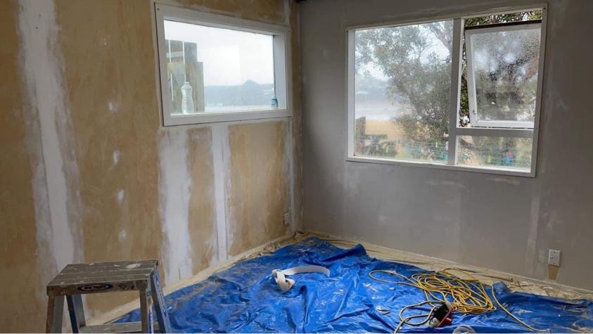 Before plastering