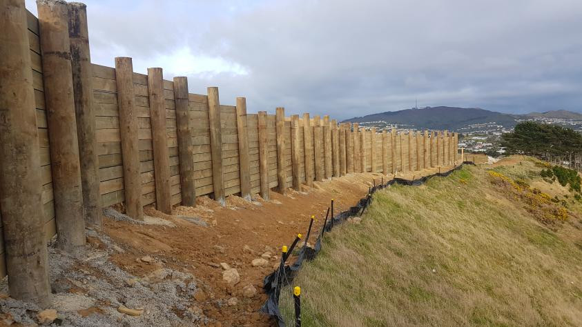 Retaining wall in Woodridge, Newlands