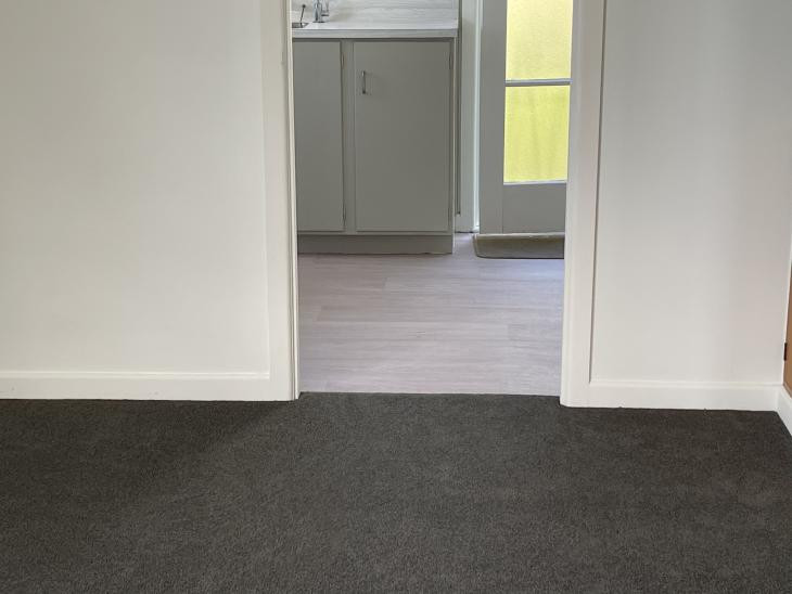 Carpet and vinyl sheet