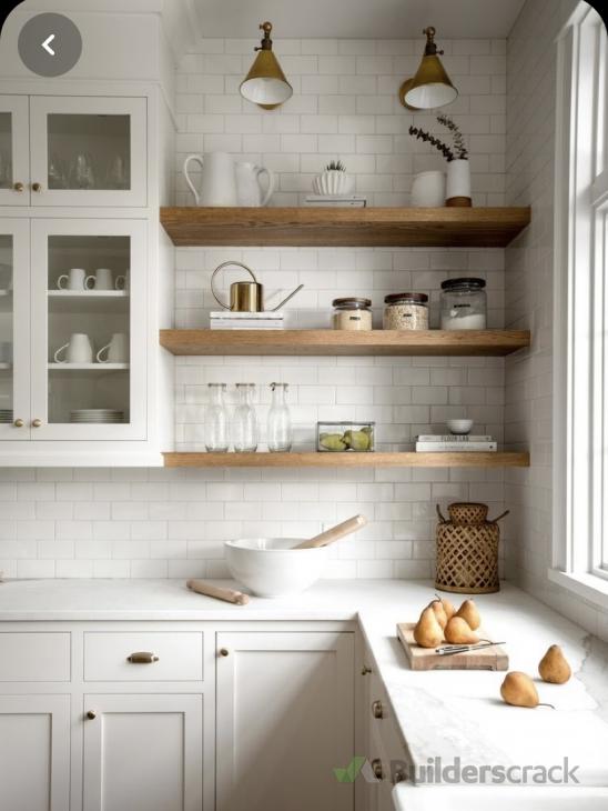 Floating Shelves for existing kitchen (# 607443) | Builderscrack