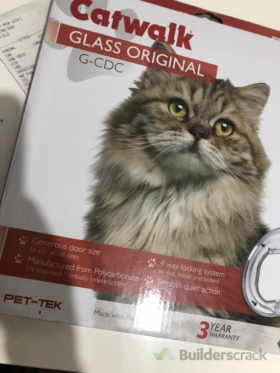Install cat door ( 609177) Builderscrack