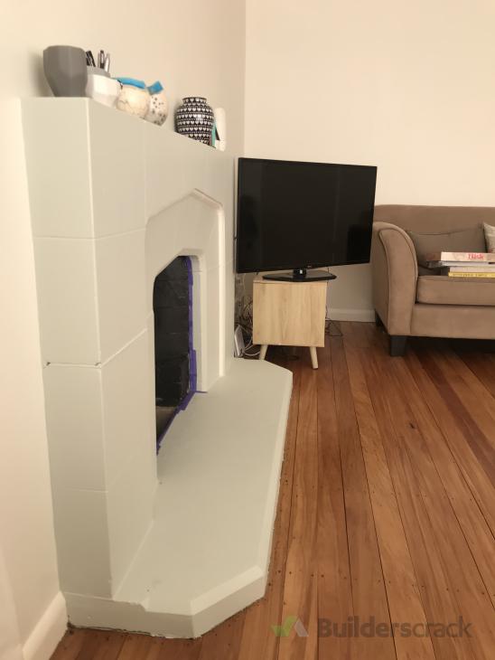 Remove fireplace surround and reinstate wall ( 616967) Builderscrack
