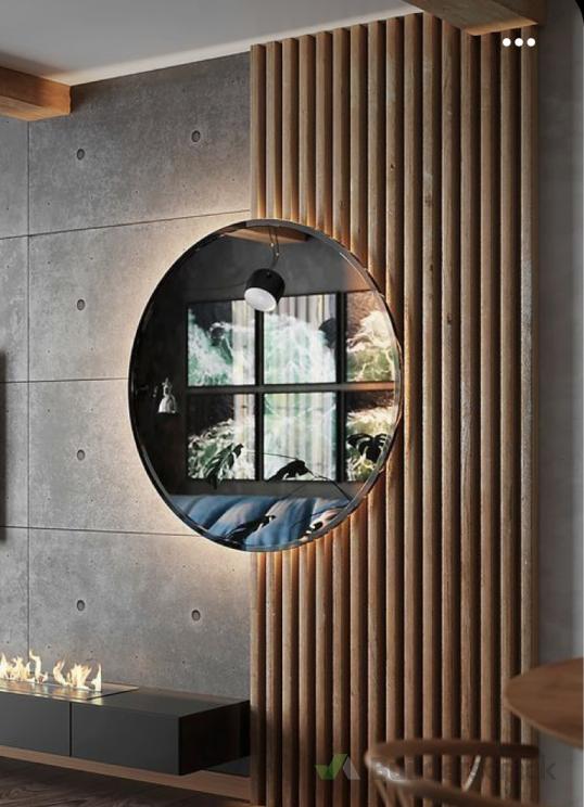 Wood slat panelling in entry and master bedroom ( 618049) Builderscrack