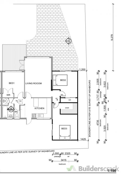 2 bedroom extension to unit ( 632799) Builderscrack