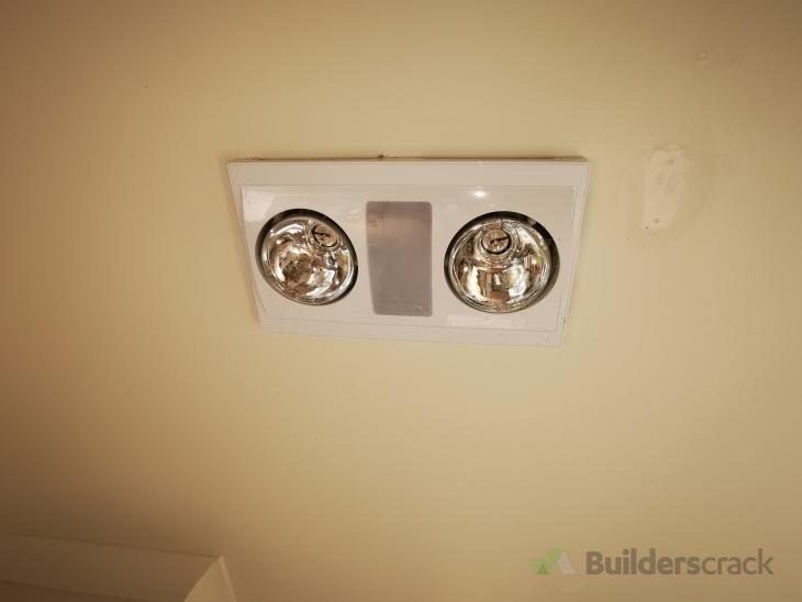 Replace bathroom heating and light fan (# 639155) | Builderscrack