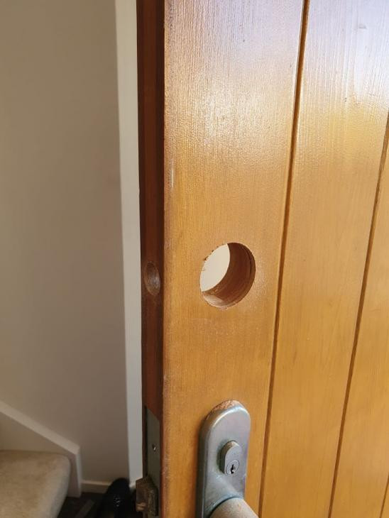 2/3 Yale Assure fitted to wooden door