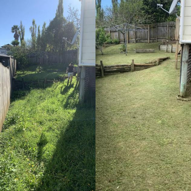 Garden clean up