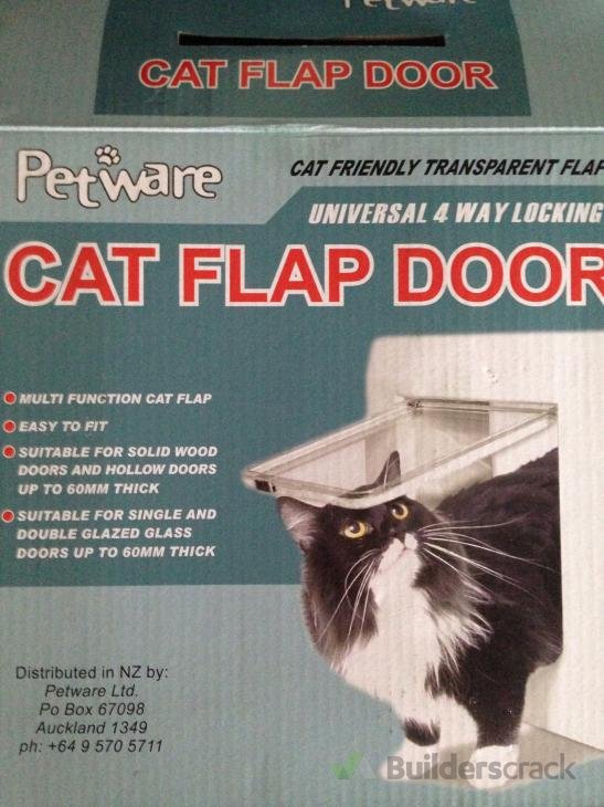 Cat door installation ( 126064) Builderscrack
