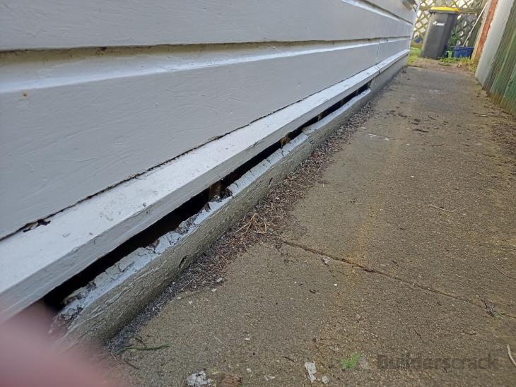 Weatherboard and baseboard replacement, window head flashing install