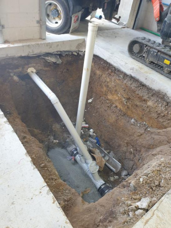 New Sewer Connection