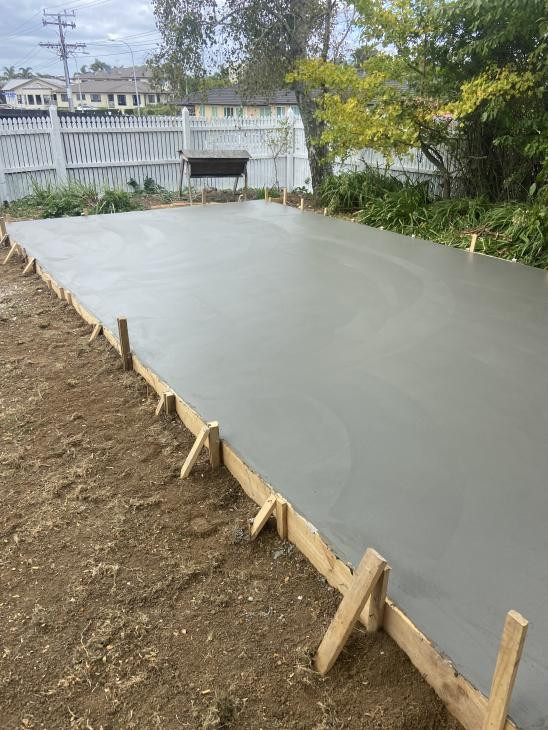 Concrete Slab for Cabin