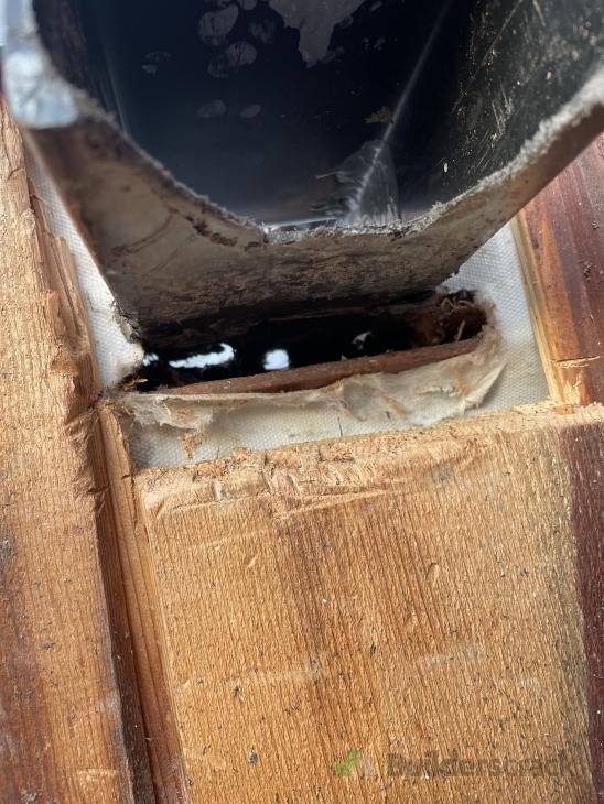 Scupper repair and new sealing to existing torch on membrane. (#718553 ...