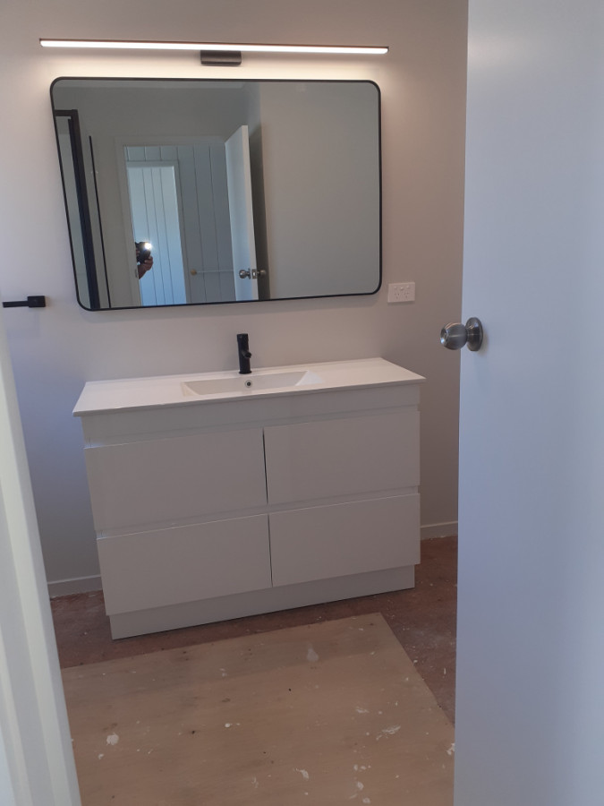 Bathroom renovation and painting