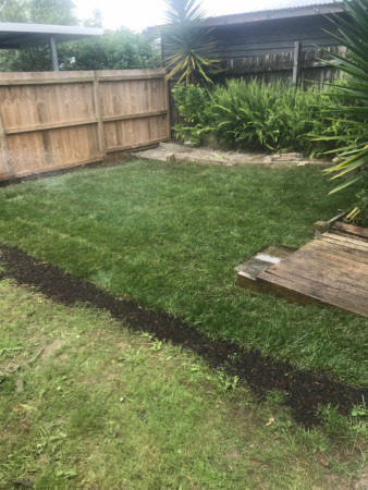 Ready lawn to existing Lawn