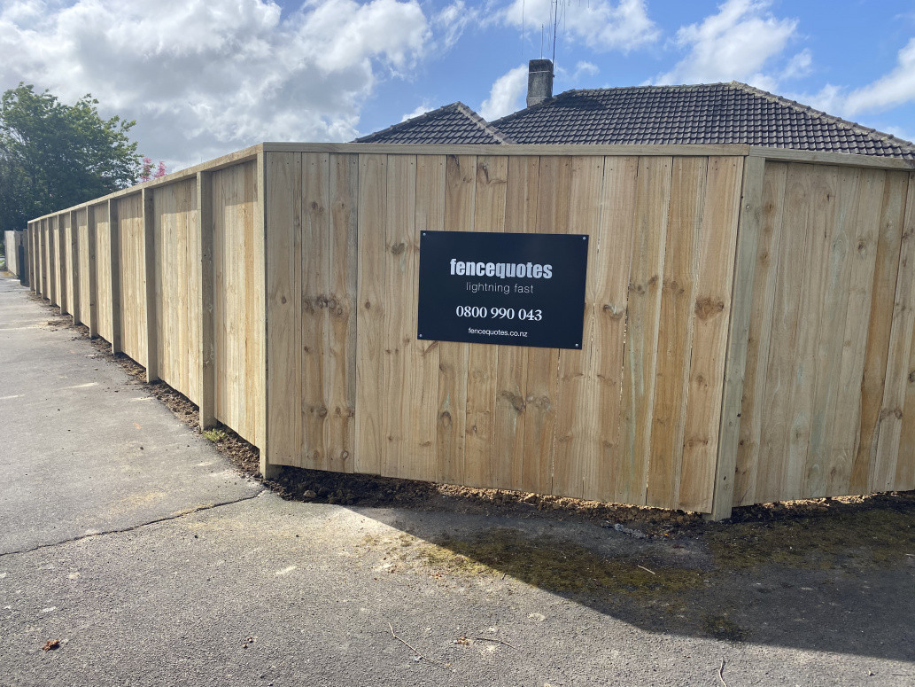 Timber fencing