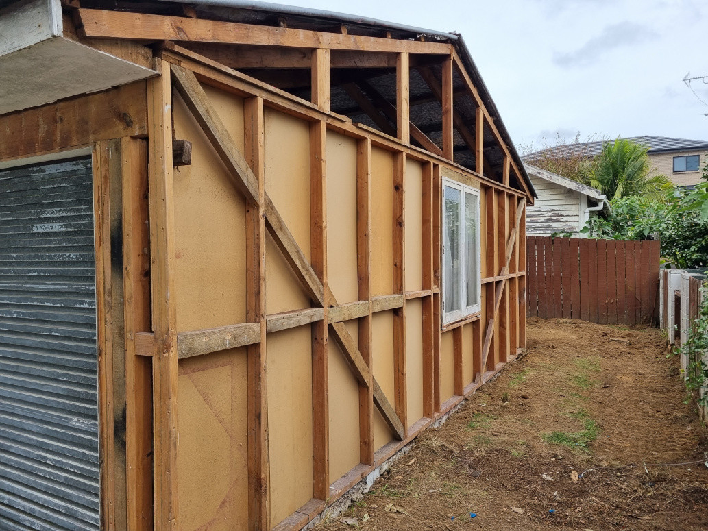 Class B clearance inspection following fibre cement wall cladding removal