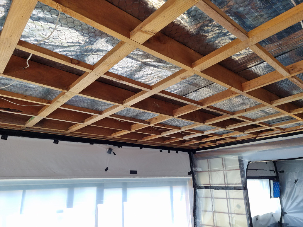 Class A clearance inspection following a textured ceiling removal