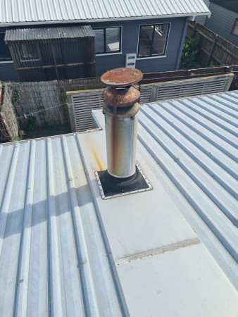Before chimney removed