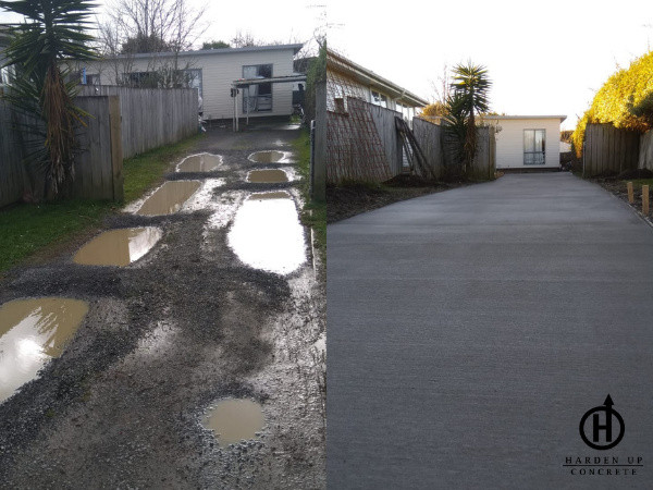 Existing Driveway - Plain Concrete