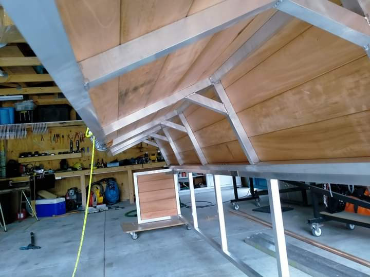 Pool cover box frame and wooden box