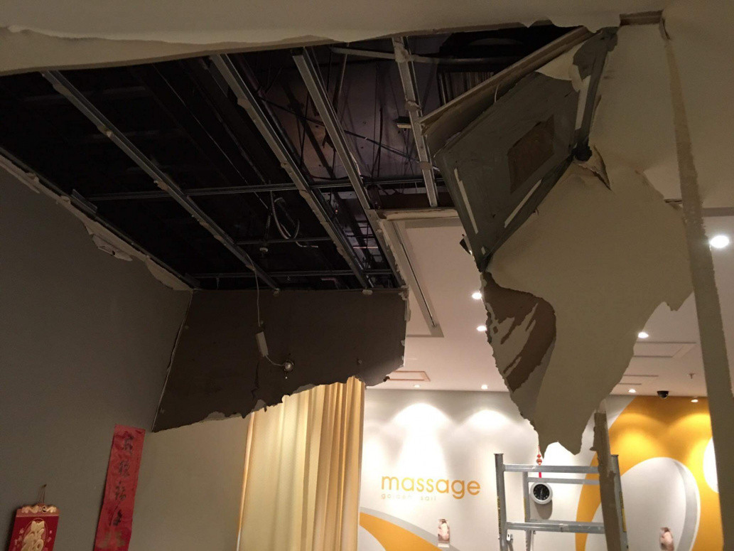 Earthquake damaged