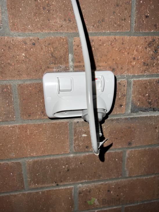 Outdoor power point single socket to double socket conversion ( 741659