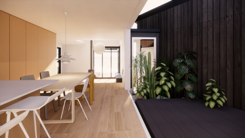Courtyard - indoor/outdoor extended living space