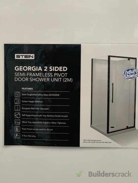 Remove and install corner shower and new mixer shower head ( 743139