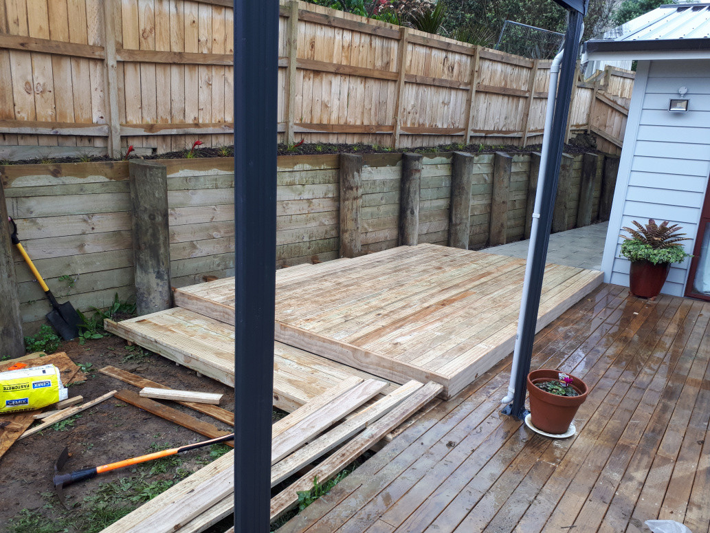Deck extension for Spa pool