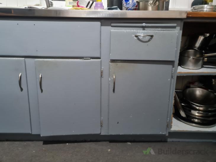 Rebuild to install a free standing dishwasher ( 748258