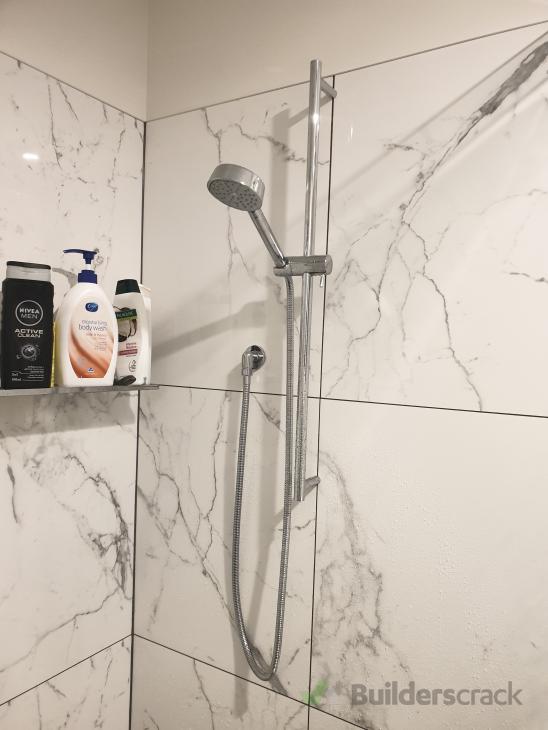 Change current shower to Rain Head Square shower ( 749827) Builderscrack