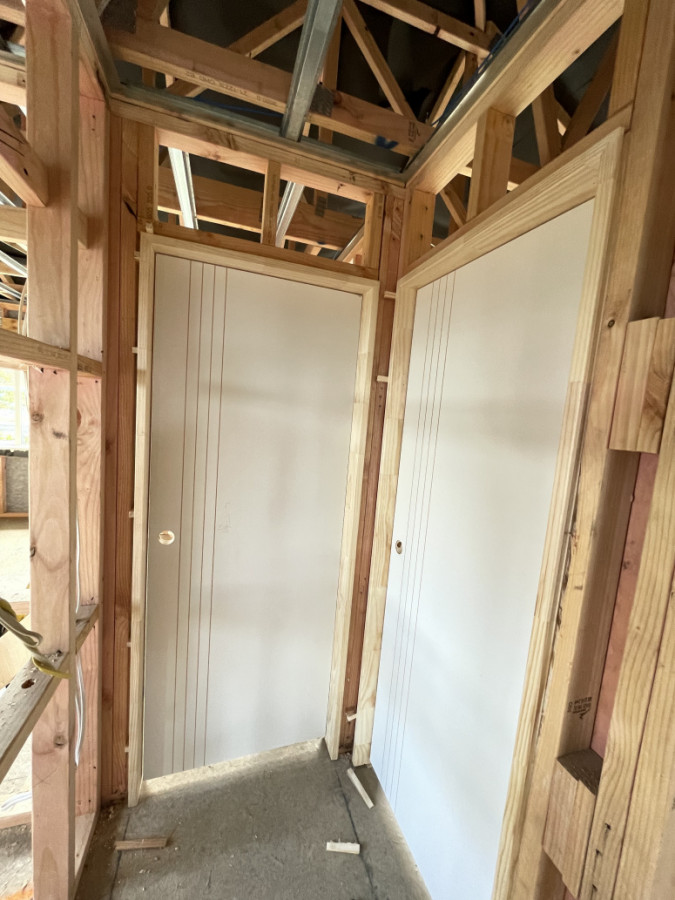 Install new doors at new build house-Albany