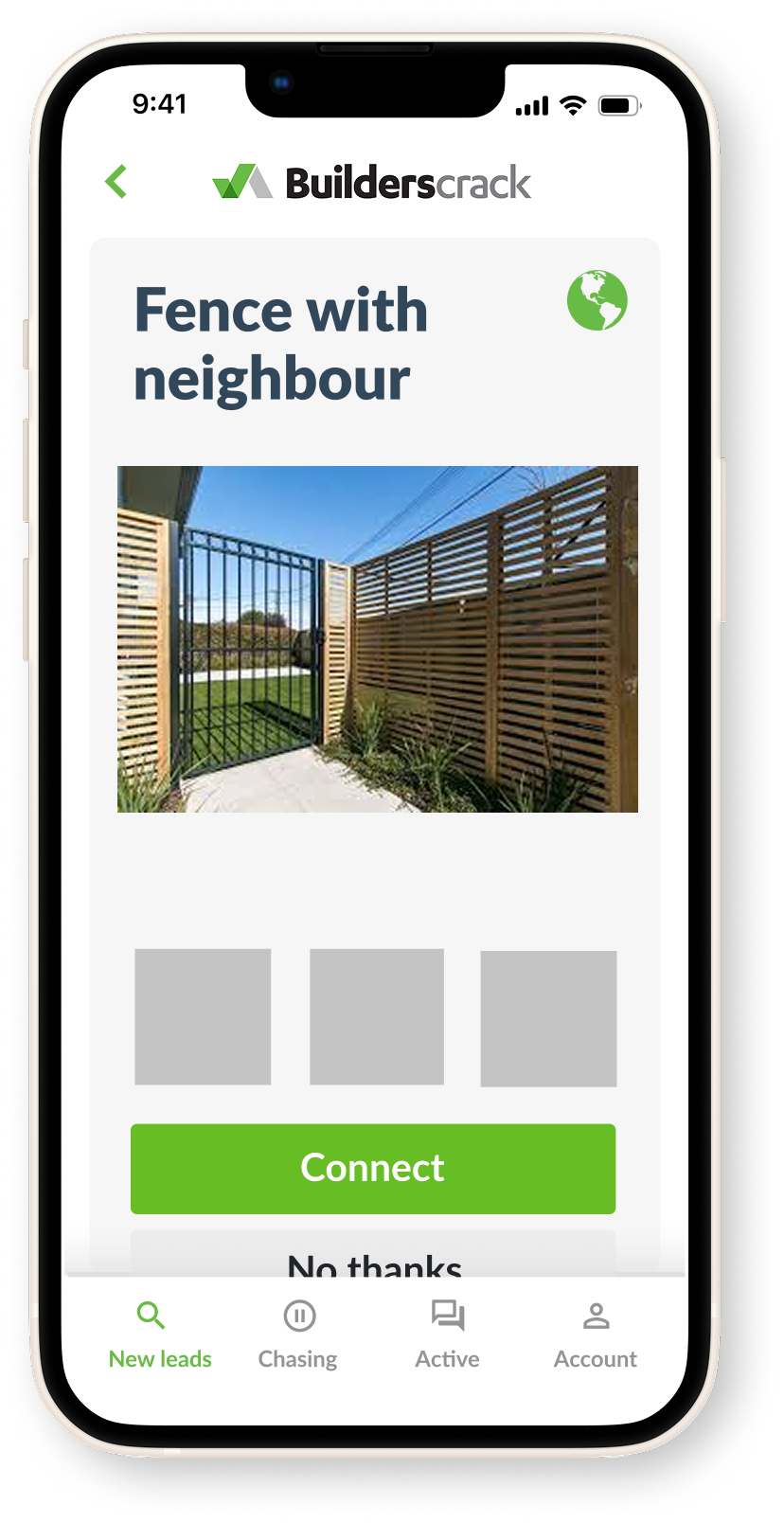 showcase on mobile app