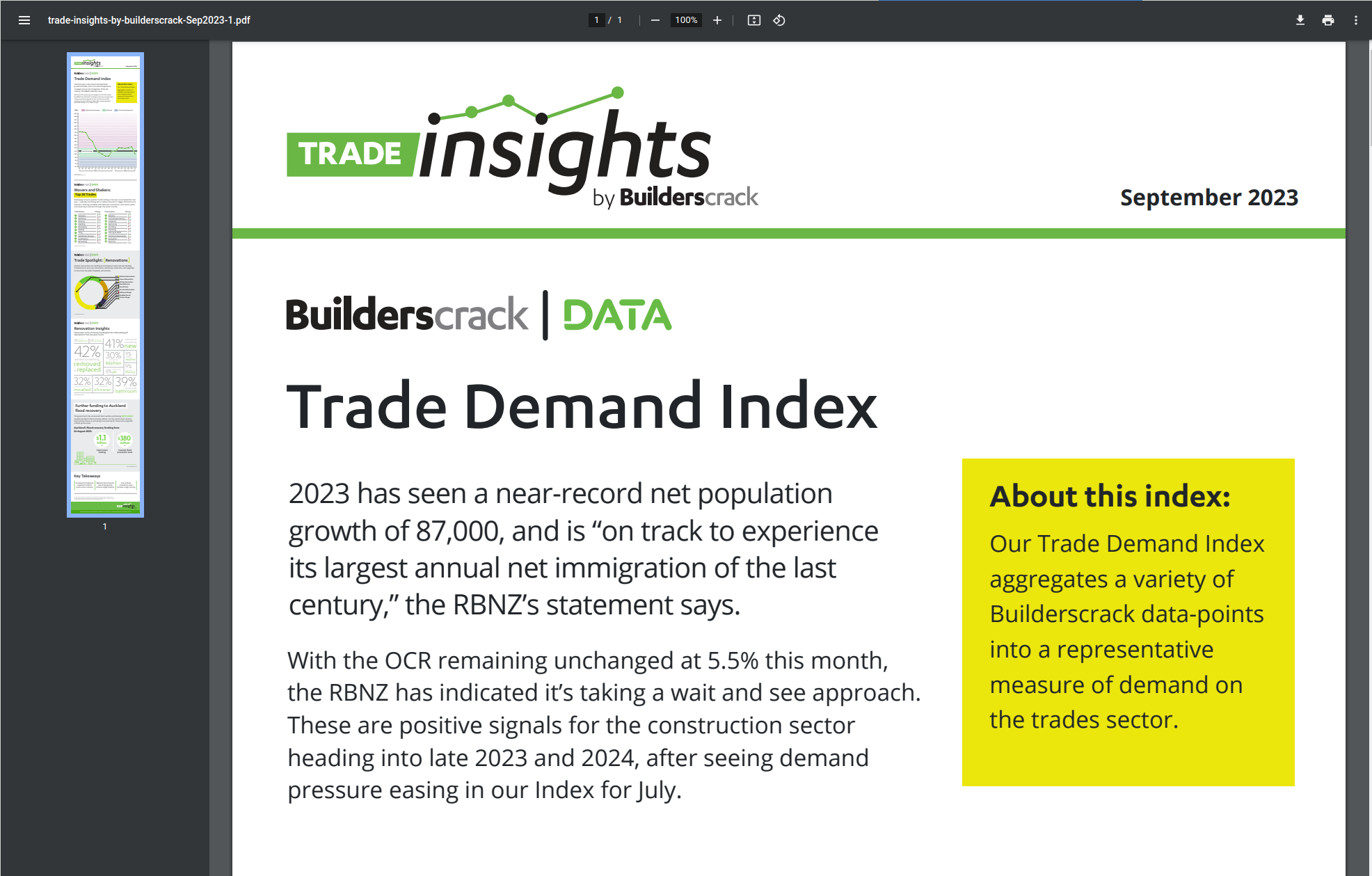 trade insights